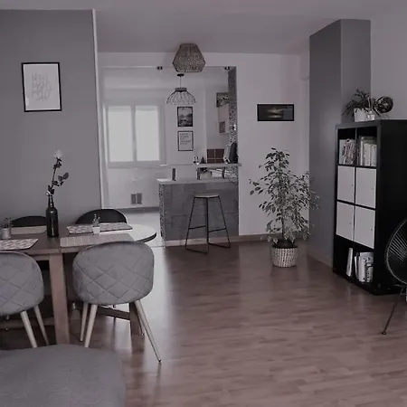 Apartment Trentemoult-reze : 2 Chambres, 65m²+parking+wifi Reze