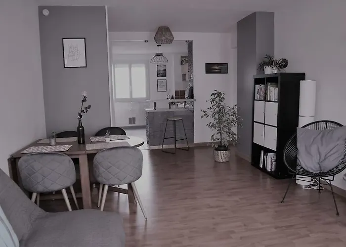 Appartement Trentemoult-reze : 2 Chambres, 65m²+parking+wifi Rezé